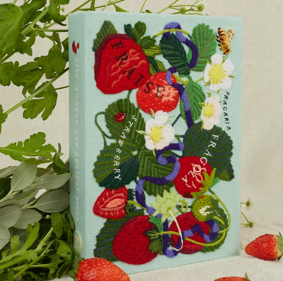 Strapped|Book Clutch<Olympia Le-Tan Strawberry Holly Ovenden (Strapped)