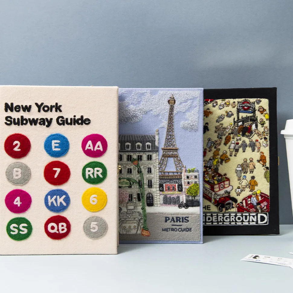 Non-Strapped|Book Clutch<Olympia Le-Tan Subway