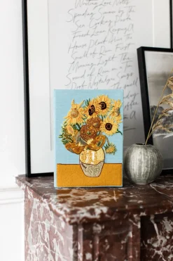 Non-Strapped|Book Clutch<Olympia Le-Tan Sunflowers