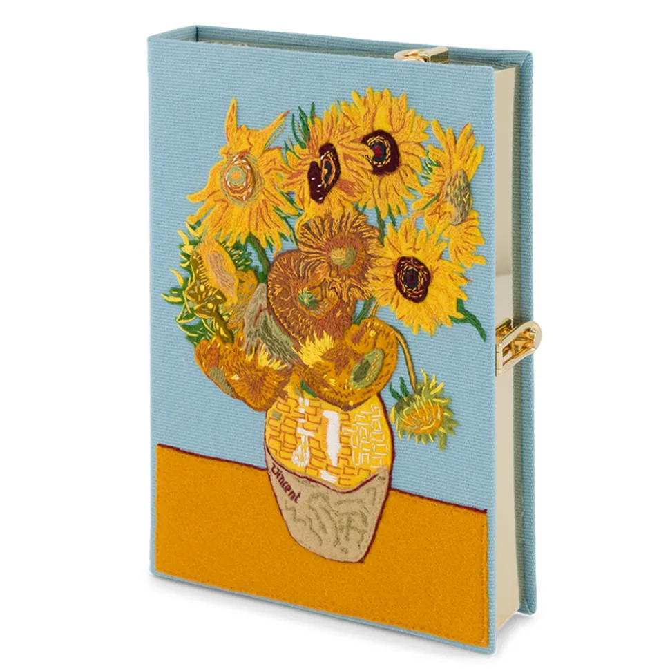 Strapped|Book Clutch<Olympia Le-Tan Sunflowers (Strapped)