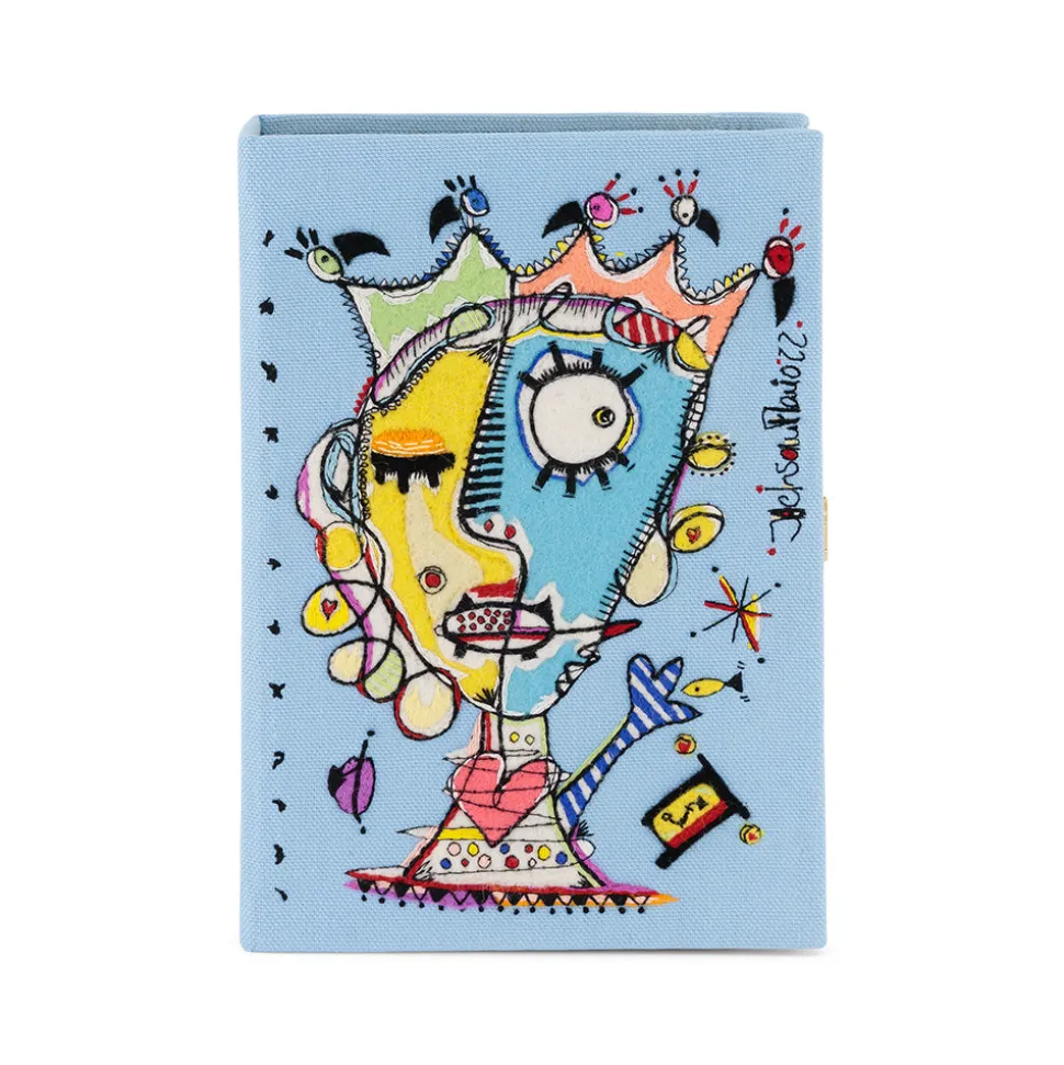 Non-Strapped|Book Clutch<Olympia Le-Tan Tatarica by Jackson Flavio