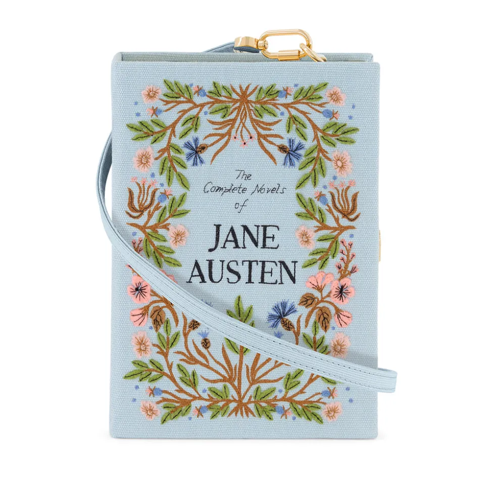 Strapped|Book Clutch<Olympia Le-Tan The Complete Novels of Jane Austen (Blue – Strapped)