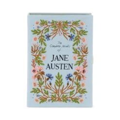 Non-Strapped|Book Clutch<Olympia Le-Tan The Complete Novels of Jane Austen (Blue)