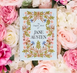 Non-Strapped|Book Clutch<Olympia Le-Tan The Complete Novels of Jane Austen (Blue)