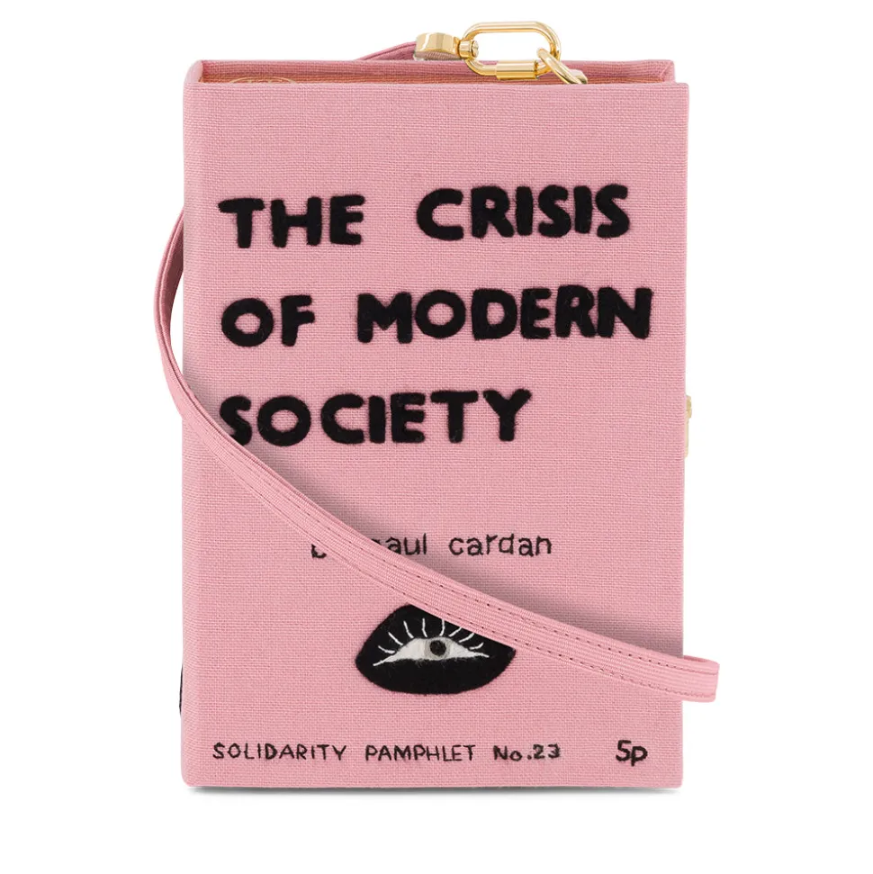 Strapped|Book Clutch<Olympia Le-Tan The Crisis of Modern Society (Mini – Strapped)