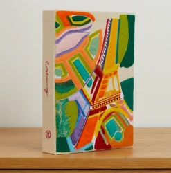 Non-Strapped|Book Clutch<Olympia Le-Tan The Eiffel Tower Delaunay