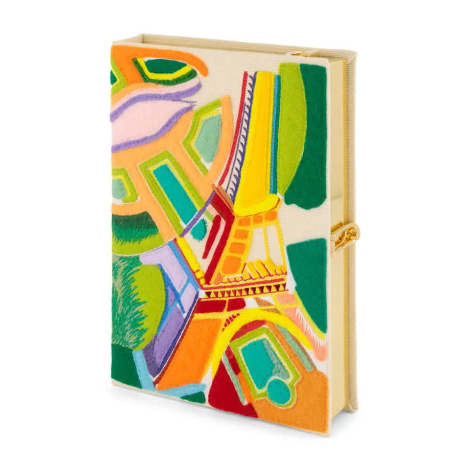 Strapped|Book Clutch<Olympia Le-Tan The Eiffel Tower Delaunay (Strapped)