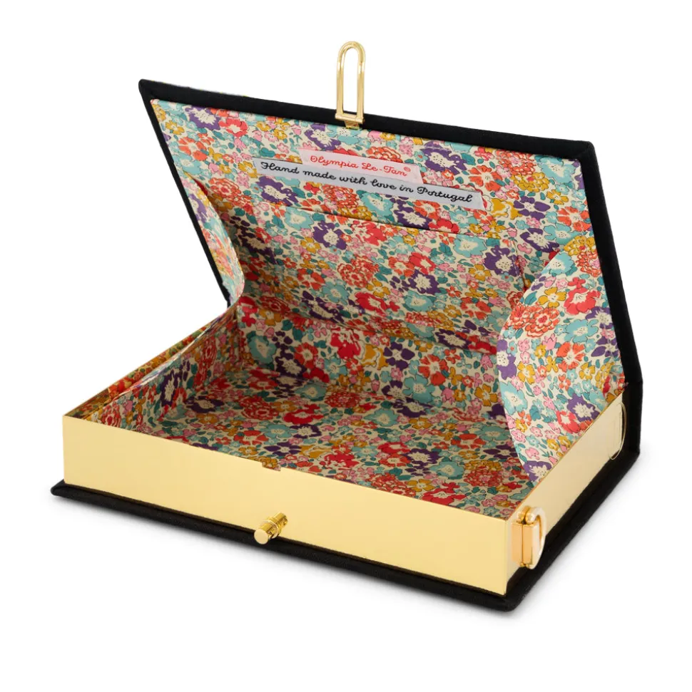 Strapped|Book Clutch<Olympia Le-Tan The Eiffel Tower Seurat Black (Strapped)