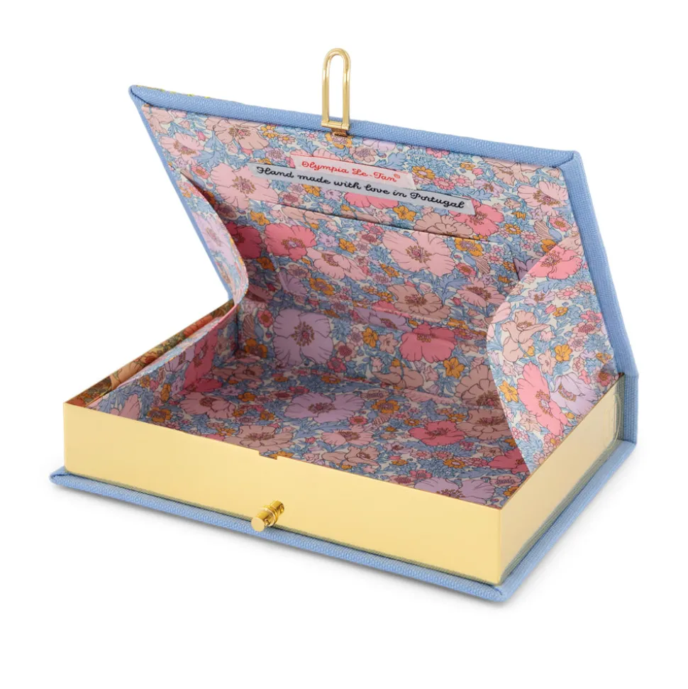 Non-Strapped|Book Clutch<Olympia Le-Tan The Eiffel Tower Seurat Blue