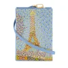 Strapped|Book Clutch<Olympia Le-Tan The Eiffel Tower Seurat Blue (Strapped)