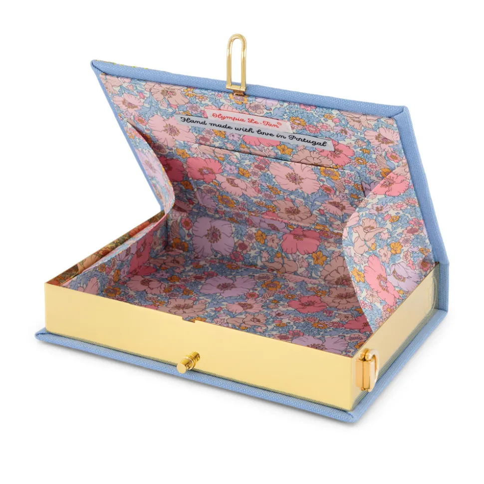 Strapped|Book Clutch<Olympia Le-Tan The Eiffel Tower Seurat Blue (Strapped)