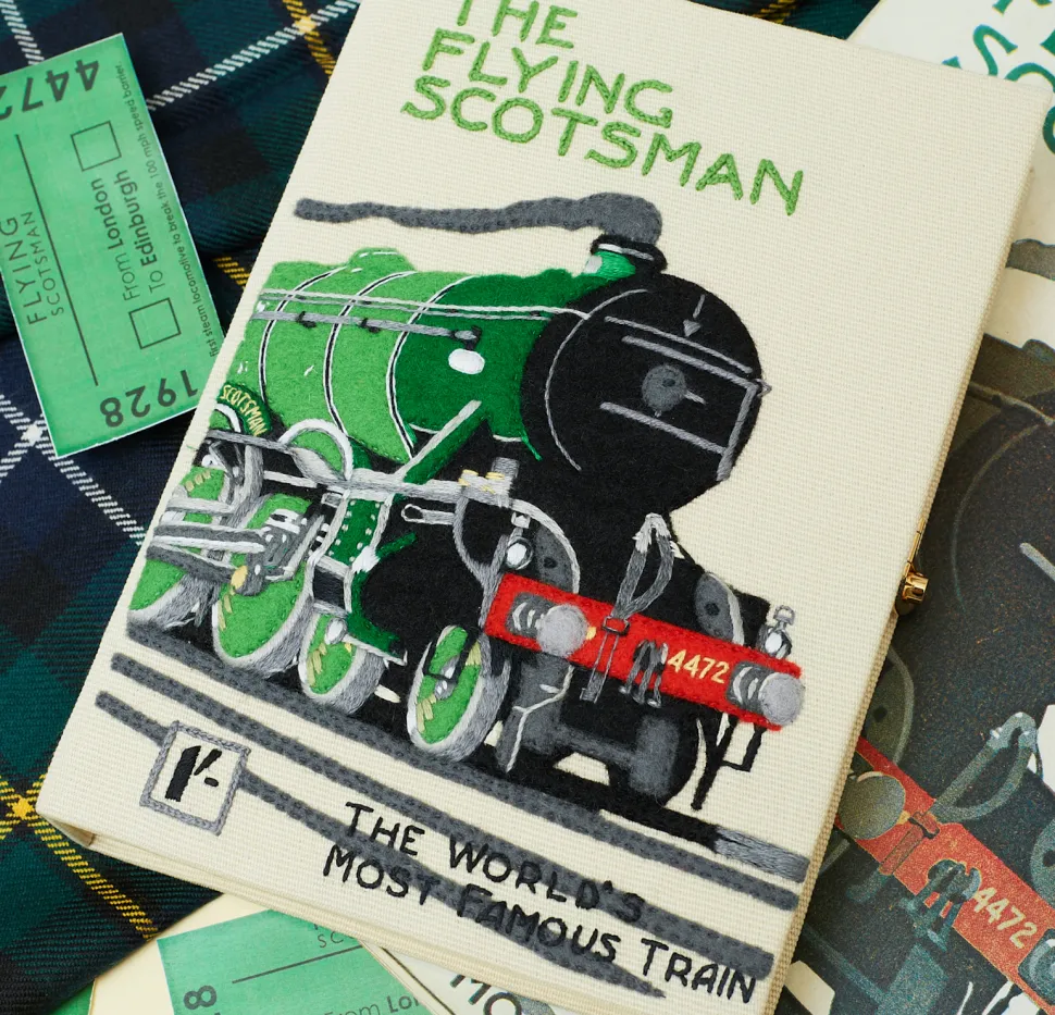 Strapped|Book Clutch<Olympia Le-Tan The Flying Scotsman (Strapped)