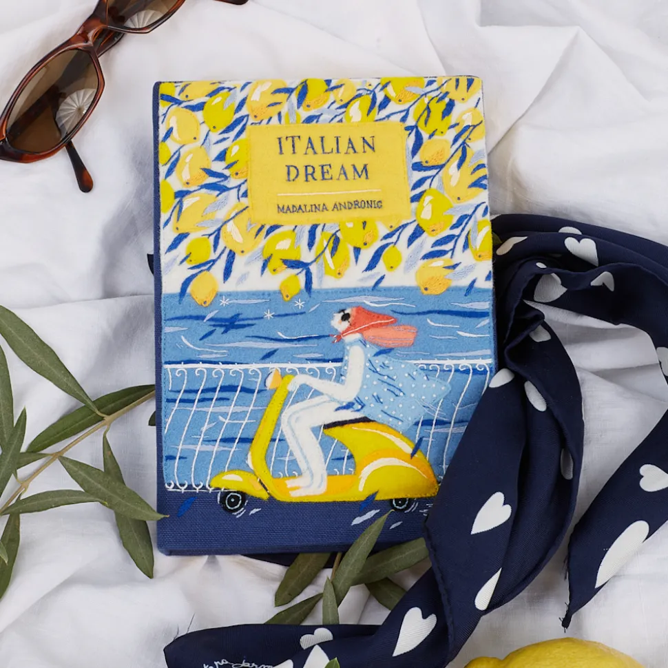 Non-Strapped|Book Clutch<Olympia Le-Tan The Italian Dream by Madalina Andronic