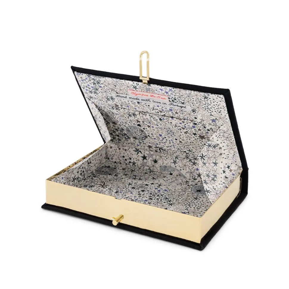 Non-Strapped|Book Clutch<Olympia Le-Tan The Kiss Klimt Black