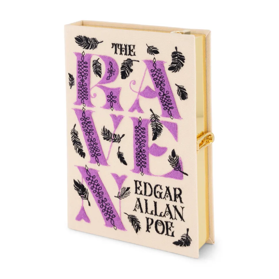Strapped|Book Clutch<Olympia Le-Tan The Raven Edgar Allan Poe by Jenny Zemanek (Strapped)