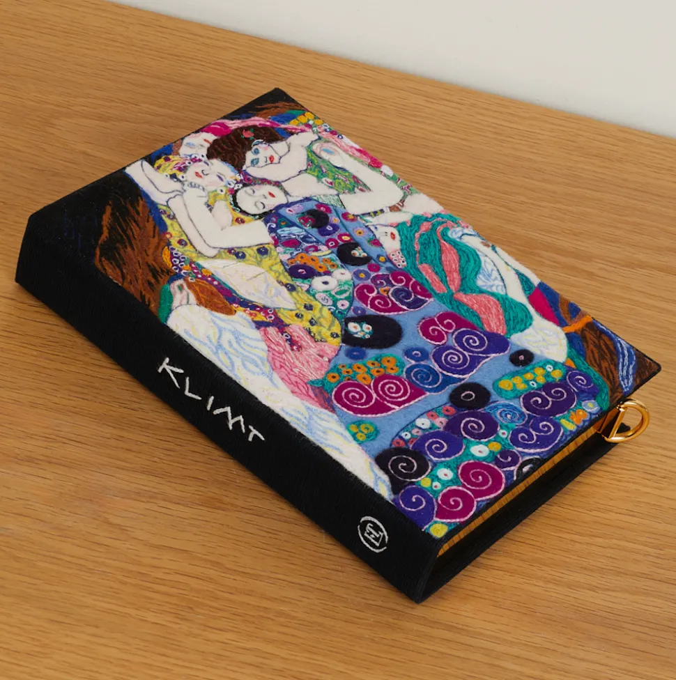Non-Strapped|Book Clutch<Olympia Le-Tan The Virgin Klimt