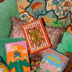 Non-Strapped|Book Clutch<Olympia Le-Tan Tiger Sanctuary