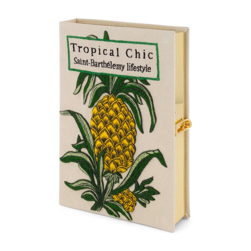 Non-Strapped|Book Clutch<Olympia Le-Tan Tropical Chic