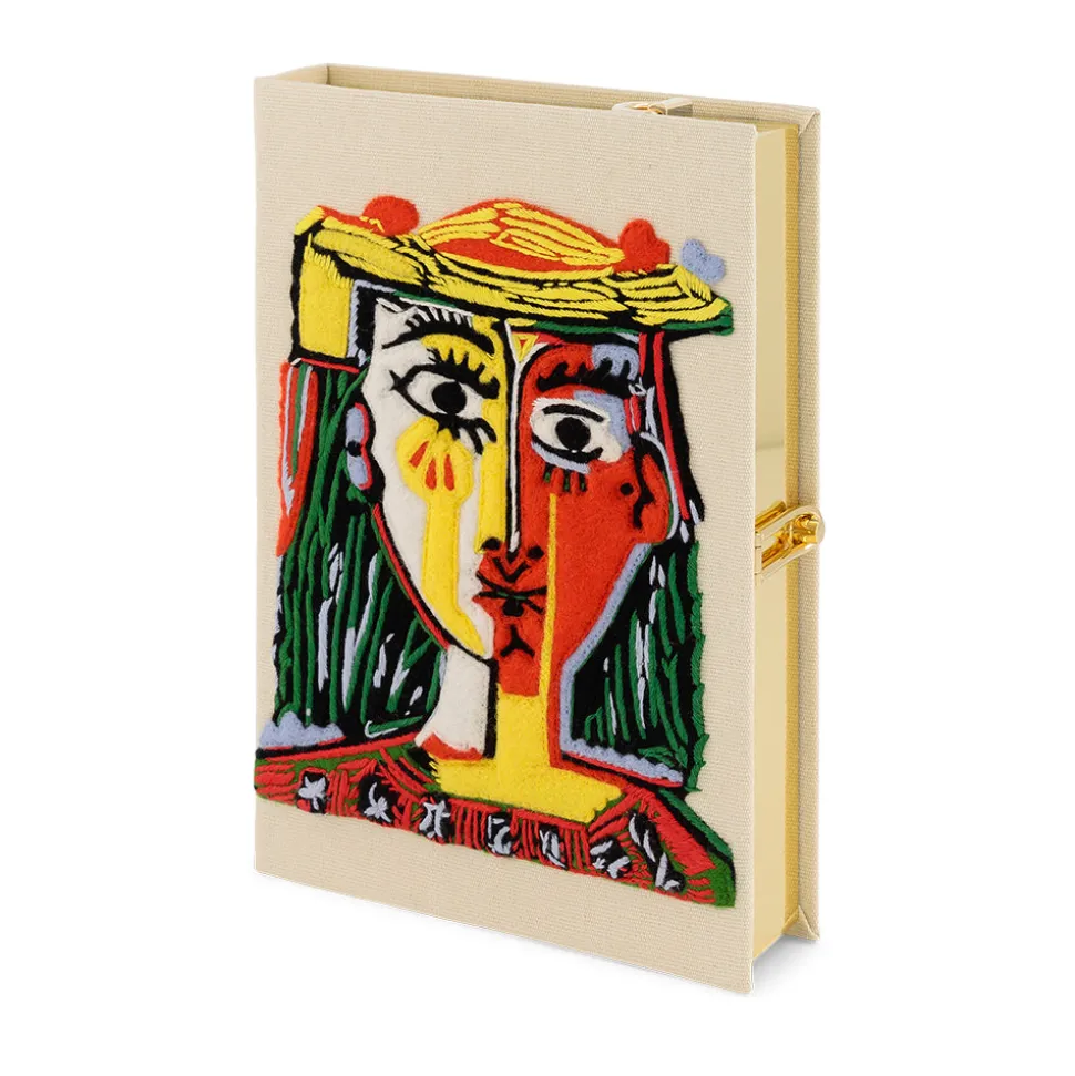 Strapped|Book Clutch<Olympia Le-Tan Tête de femme avec un chapeau à pompons (Strapped)