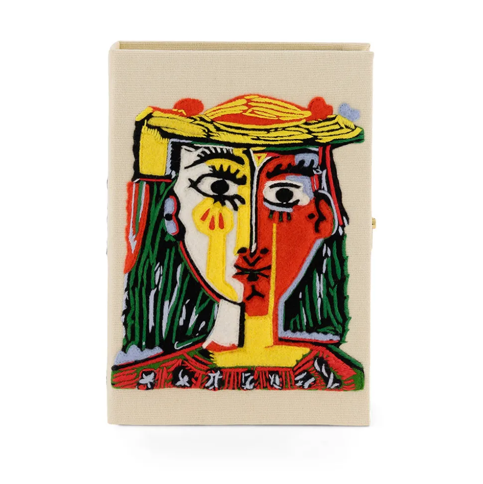 Book Clutch|Non-Strapped<Olympia Le-Tan Tête de femme avec un chapeau à pompons