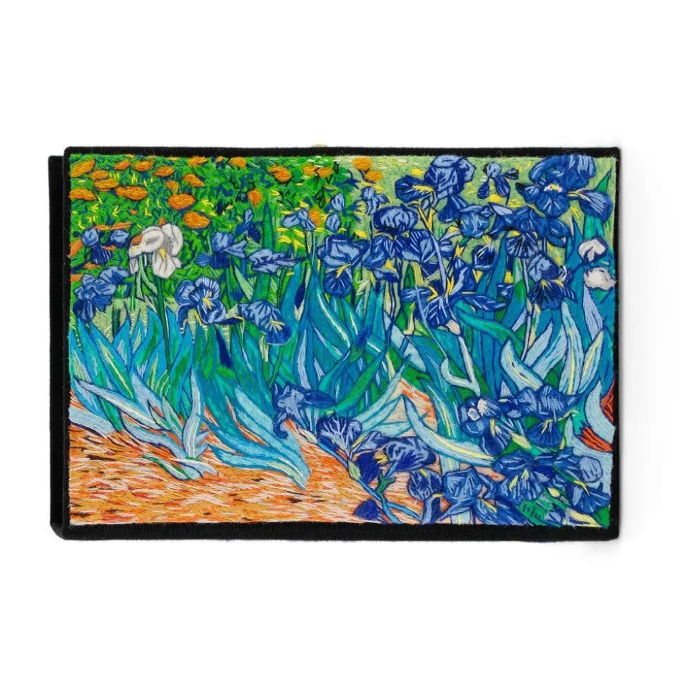Non-Strapped|Book Clutch<Olympia Le-Tan Van Gogh Iris
