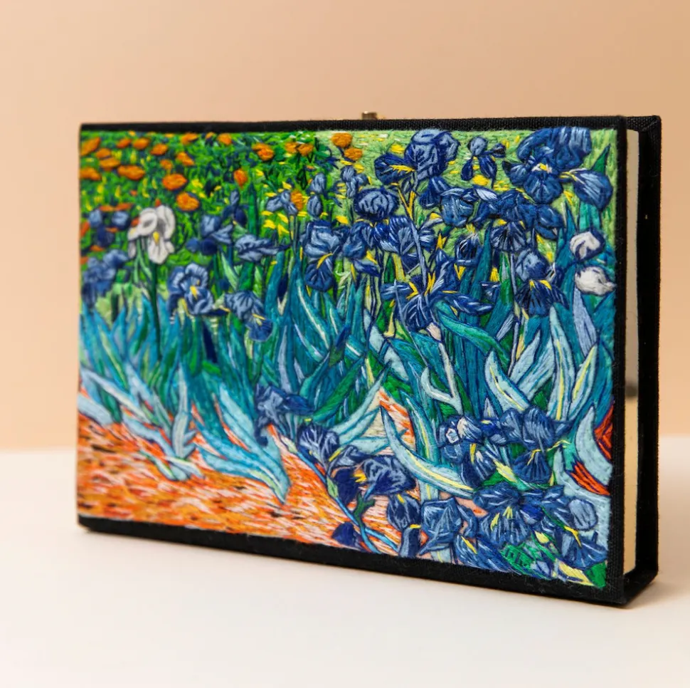 Non-Strapped|Book Clutch<Olympia Le-Tan Van Gogh Iris