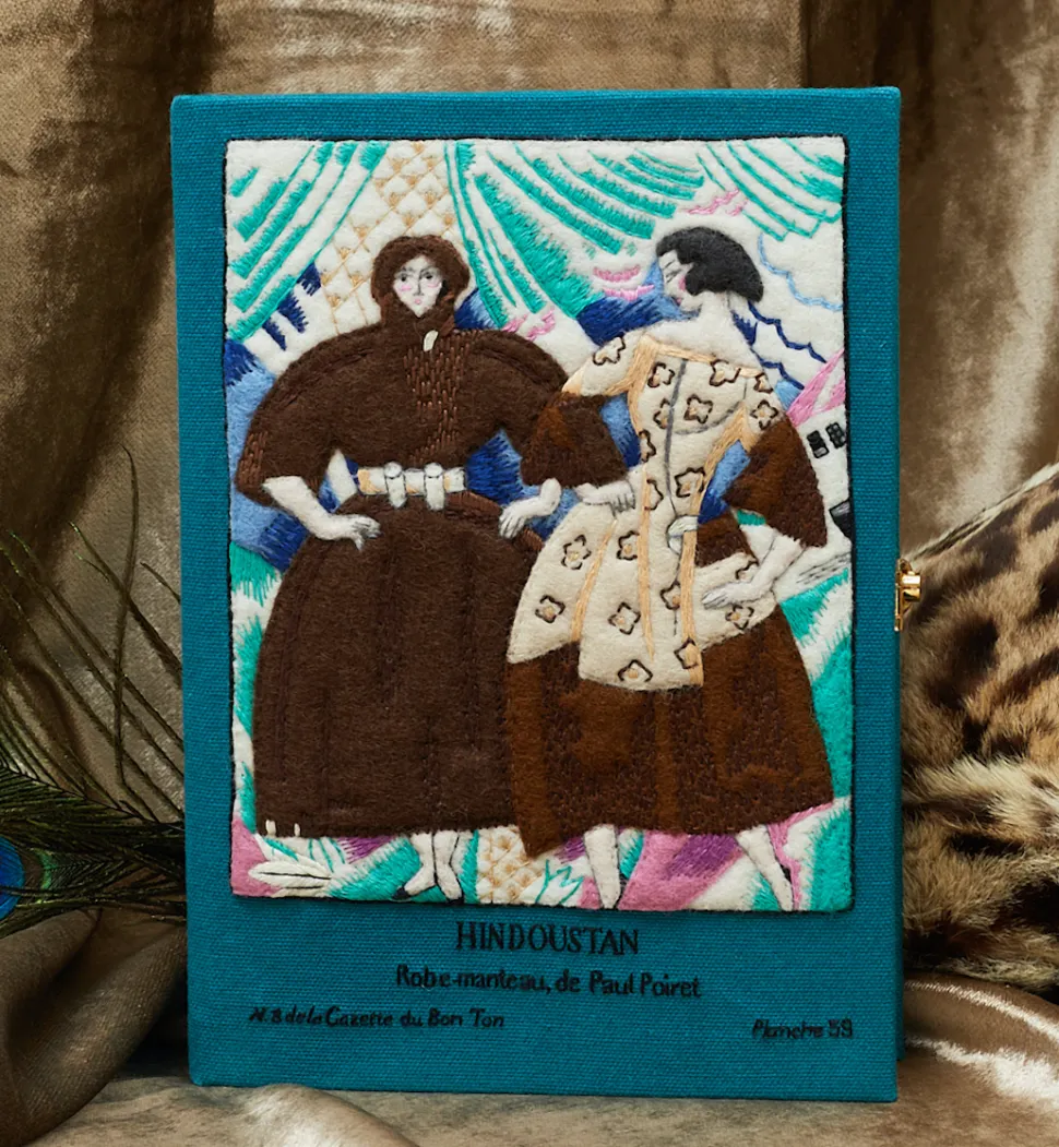 Non-Strapped|Book Clutch<Olympia Le-Tan Vintage Parisian Fashion