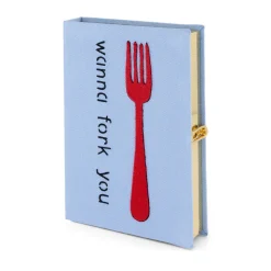 Non-Strapped|Book Clutch<Olympia Le-Tan Wanna Fork You Verena Smit