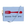 Strapped|Book Clutch<Olympia Le-Tan Wanna Fork You Verena Smit (Strapped)