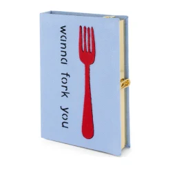 Strapped|Book Clutch<Olympia Le-Tan Wanna Fork You Verena Smit (Strapped)