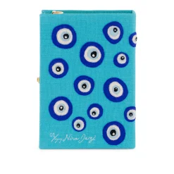 Strapped|Book Clutch<Olympia Le-Tan Watchful Gaze (Linen Strapped)
