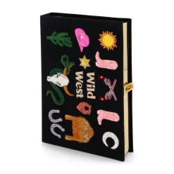 Non-Strapped|Book Clutch<Olympia Le-Tan Wild West