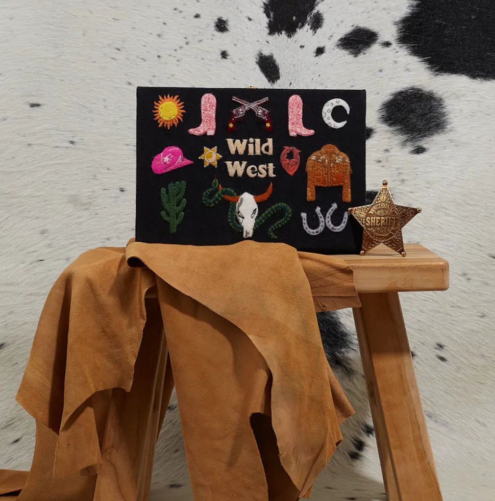 Strapped|Book Clutch<Olympia Le-Tan Wild West (Strapped)