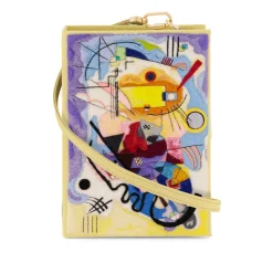 Strapped|Book Clutch<Olympia Le-Tan Yellow-Red-Blue (Strapped)